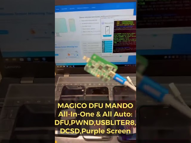 Magico DFU Mando RP2350A PRO - Auto DFU / PWND Mode, USBLiter8 Mode, Purple Mode #smartphone