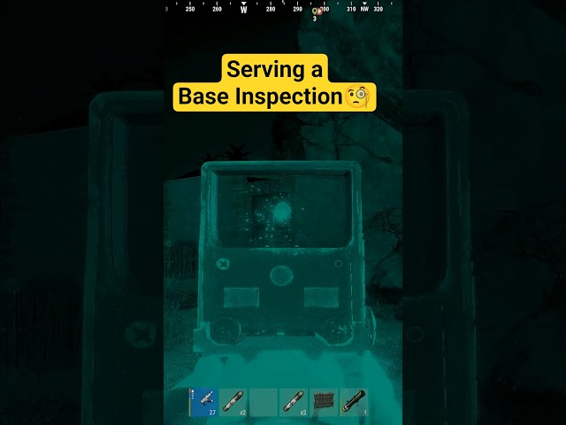 They built next to me, so I evicted them 🧐 #baseinspection #rust #solo #solorust #rustbase #shorts