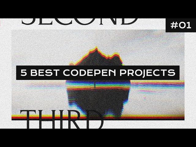 5 Best Codepen projects #01 | HTML, CSS & JAVASCRIPT
