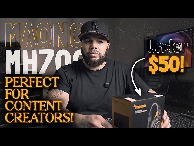 Best Headphones for Content Creators Under $50 (Maono MH700)