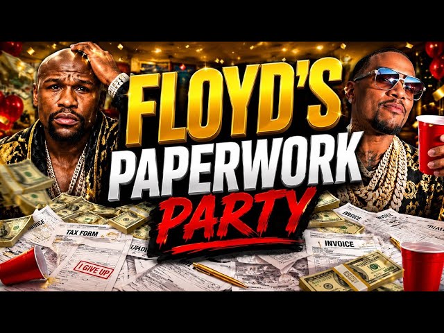 Floyd Mayweather's paperwork party