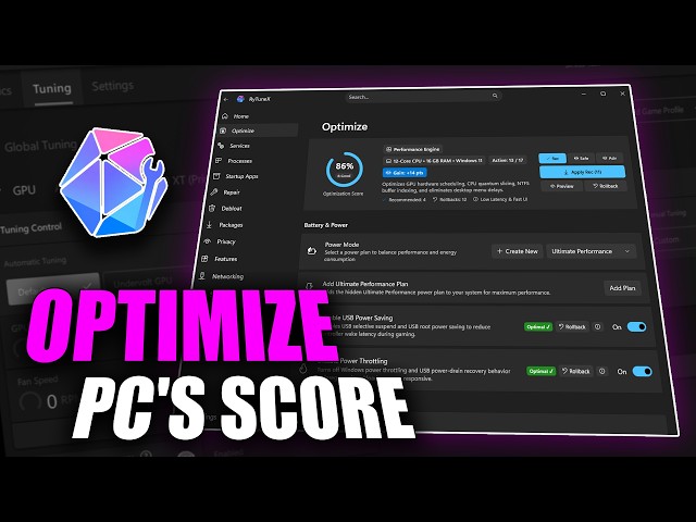 This Tool Boosts FPS, Cuts Latency & Scores Your PC (RyTuneX)