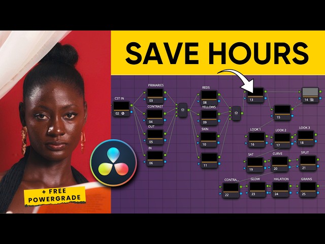 How to Build a PowerGrade That Actually Works in DaVinci Resolve (FREE PowerGrade)