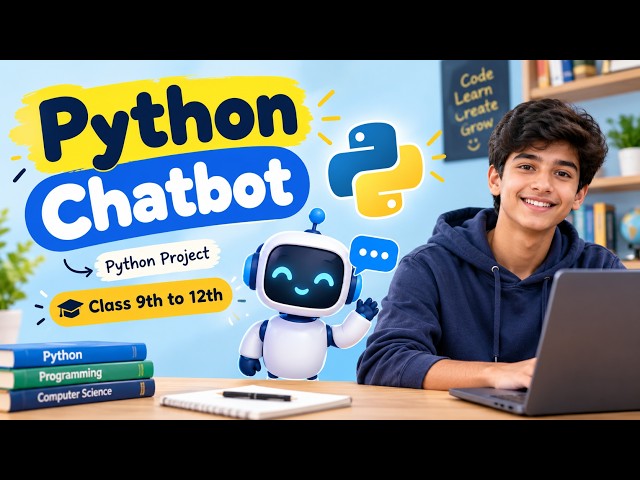 How to make Python Chatbot | Class 9th to 12th Students