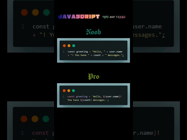 🔥 javascript tips and tricks #javascript​ #code​ #tutorial​ #coding​ #python​
