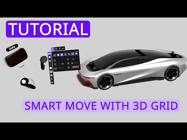 Smart Move with the 3D Grid | Gravity Sketch tutorial