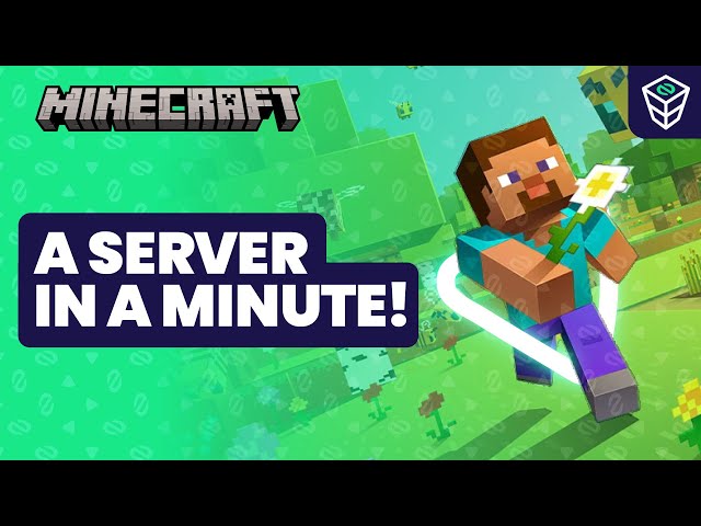 Get a Minecraft server in just a MINUTE! | 2025