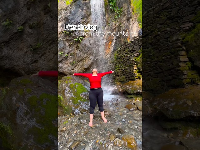 French vlog from the mountains #janawaterfall #frenchforbeginners