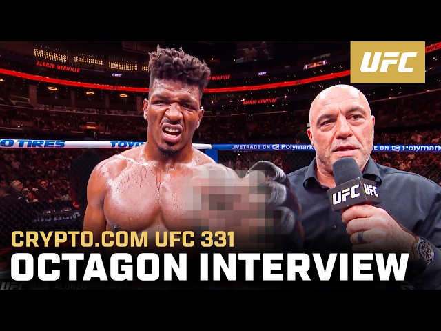 Alonzo Menifield Octagon Interview | UFC 331