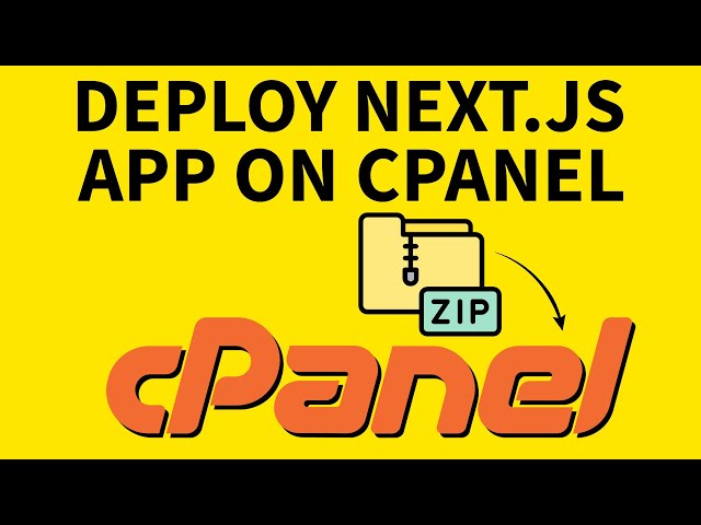 How to deploy Next js app on cPanel