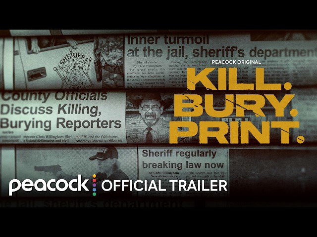 Kill. Bury. Print. | Official Trailer | Peacock Original