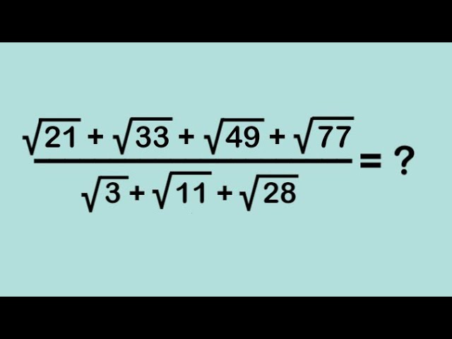 A Beautiful olympiad Simplification l Calculator 🚫 l olympiad math 