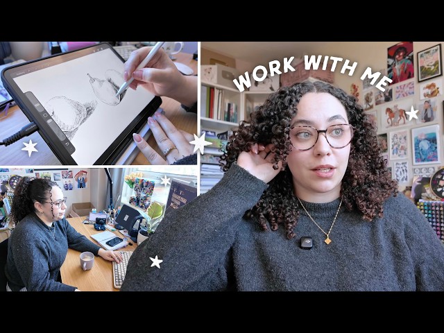 Come Spend a Day with me! 🌱 Artist Working From Home