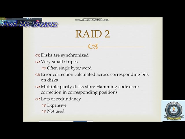 Computer Architecture lec 4 part 3 | RAID Models