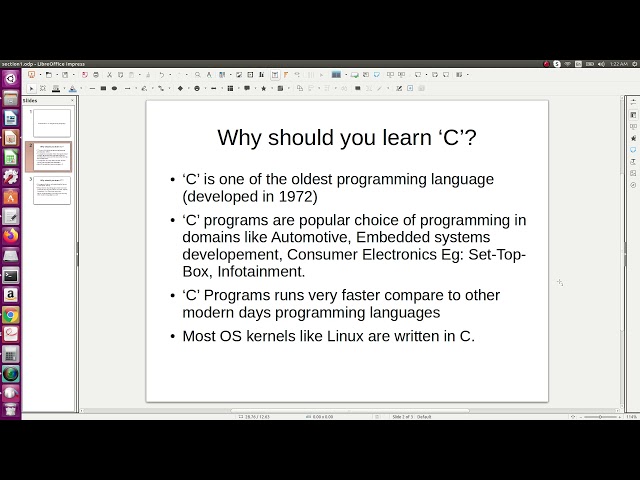 Why should one learn C programming?