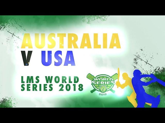 Australia v USA   LMS Chester World Series 2018   Day 3 (Aug 7, 2018)