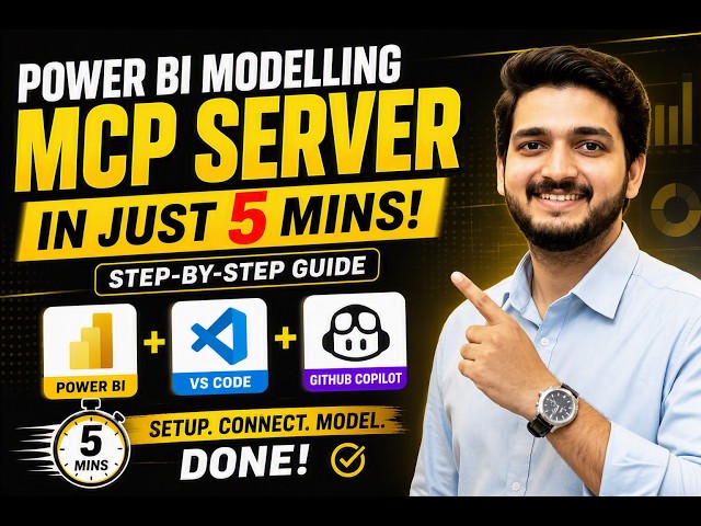 Power BI Modeling MCP Server Setup in 5 Minutes | VS Code + GitHub Copilot