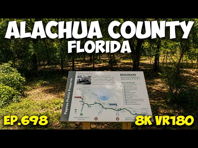 Gainesville-Hawthorne State Trail: Exploring Florida’s Wild Rail-Trail ep.698 #8k #vr180 #3d #travel