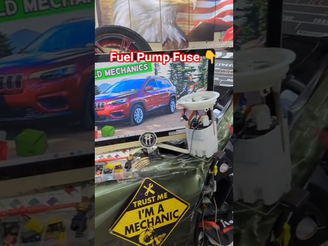 JEEP Cherokee🛠️Fuel Pump FUSE 👉#jeep #jeepcherokee  #multiair #mopar #repair #easy #videos #fyp #fix