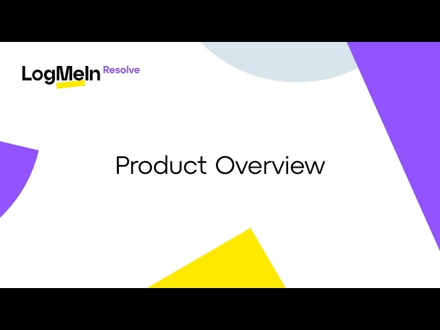 LogMeIn Resolve - Product Overview Demo