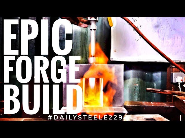 BUILDING AN EPIC BEGINNER BLACKSMITHING FORGE! *IN 4K*