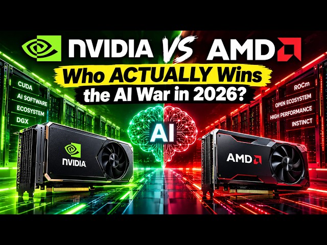 NVIDIA vs AMD: Who ACTUALLY Wins the AI War in 2026? | GPUs, AI Chips & Full-Stack Battle
