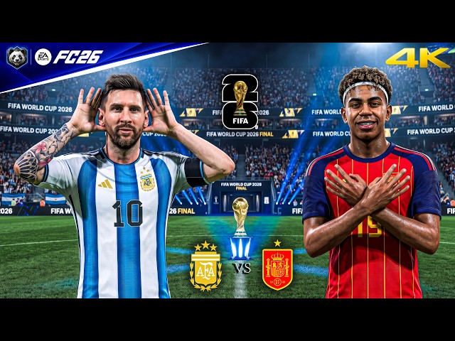 FC 26 - Argentina vs. Spain - FIFA World Cup 2026 Final Full Match | PC™ [4K60]