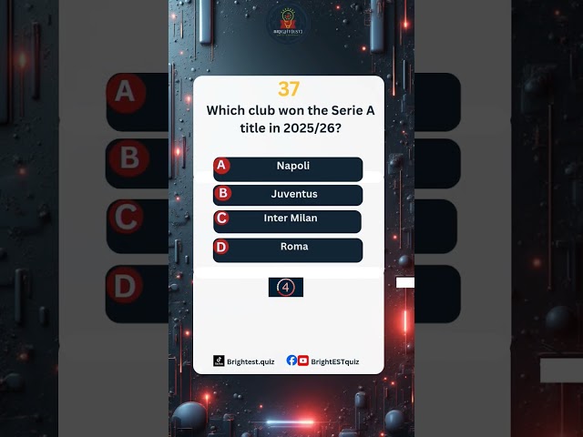 2025/26 Football Club Quiz(3) #triviachallenge #football #quizgame #fypシ゚viral #brightestquiz