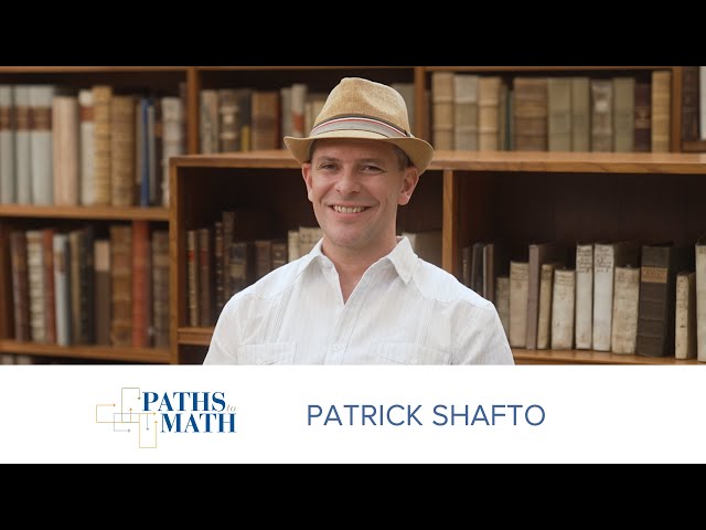 Paths to Math: Patrick Shafto | Institute for Advanced Study