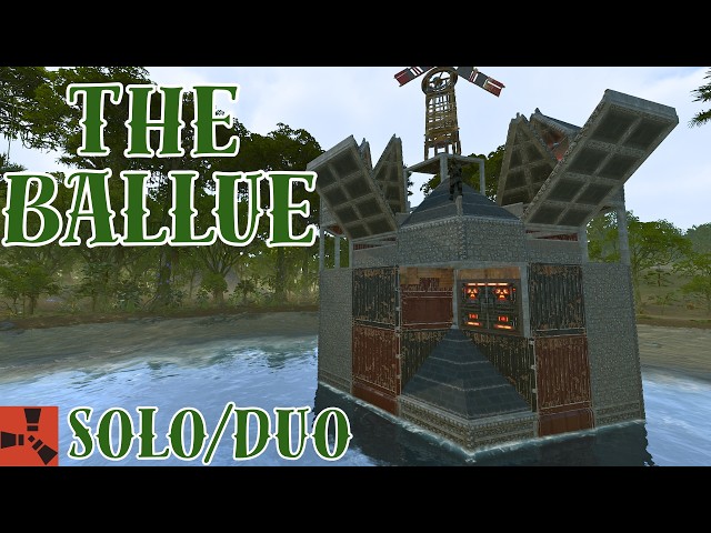The Ballue: Simple to Build but Confusing to Raid • Solo/Duo Diamond Footprint • Rust Bunker Base