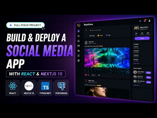 Build and Deploy a Full stack Social Media App | Nextjs 15 (Part 2)