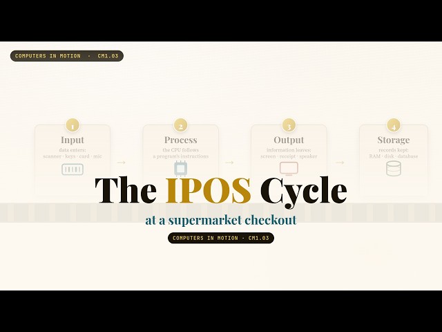 CM1.03 — The IPOS Cycle at a Supermarket Checkout