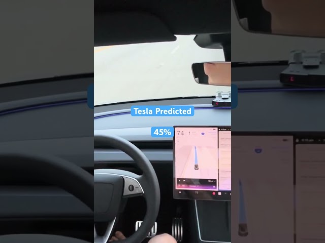 Tesla Predicted My Battery % Before I Arrived ⚡