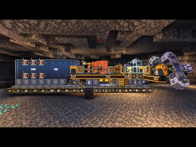 Automatic Miner! | Mr Blockheads Big Isle | Minecraft Create + Auronautics Let's Play