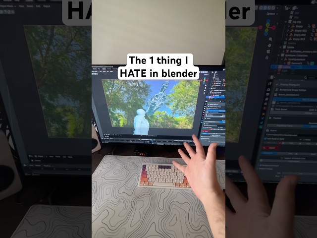 The 1 thing I HATE in blender #blender3d #b3d #blender