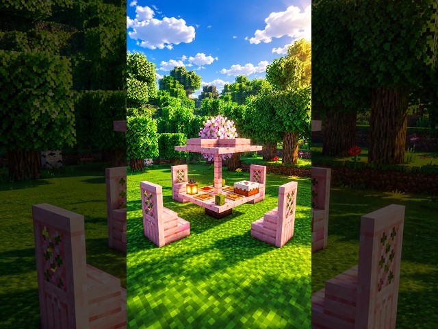 Minecraft Picnic Table