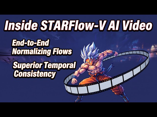How STARFlow-V Generates AI Video Without Diffusion