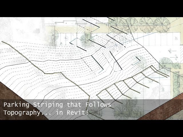 Revit Tutorial - Parking Striping that Follows Topography