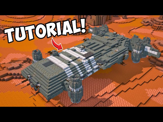 Onyx Cinder (Skeleton Crew ship) | Minecraft Star Wars Tutorial
