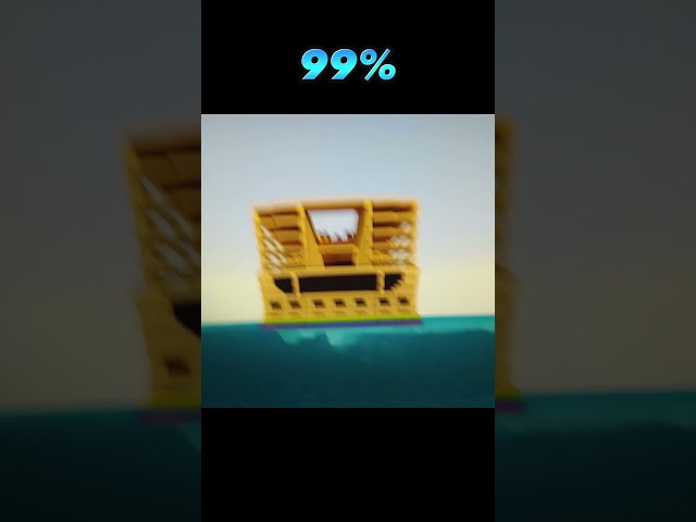 99% VS That 1%!!! #shorts #minecraft #cruise #ship #relatable