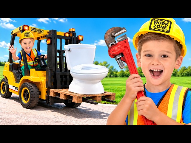 Funny Plumbing Problems at Home | Kids Learn to Help