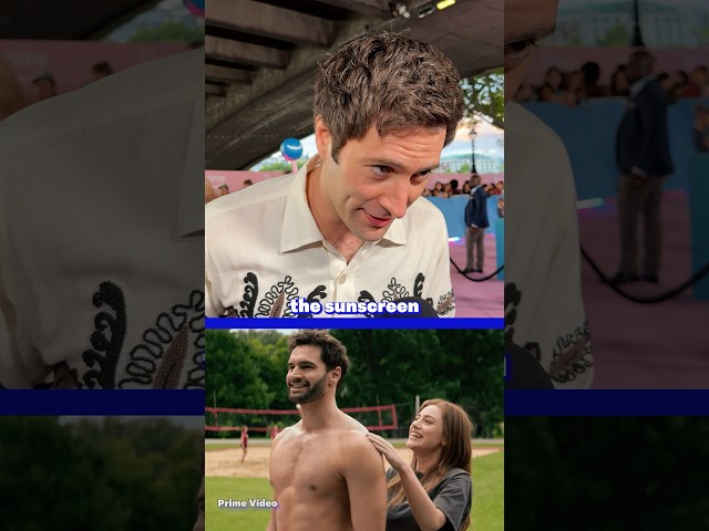 The sunscreen scene. The chemistry. We’re so seated.🙂‍↕️💞 #thelovehypothesis