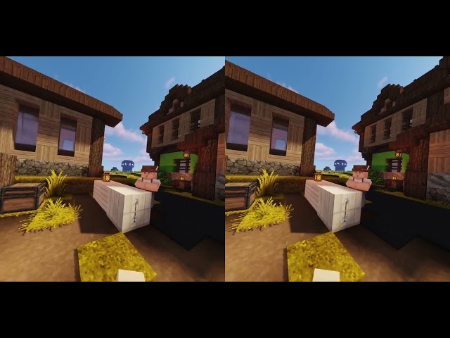 [3D] Vivecraft 1.19.2 + Terralith - Gameplay with Shaders (Minecraft VR - Part 3)