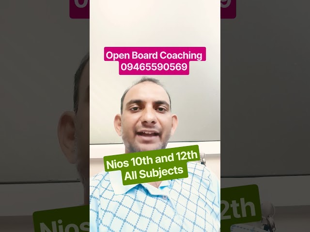 nios 10 coaching classes in Dhakoli / nios 12 tuition classes in Baltana / nios tuition classes