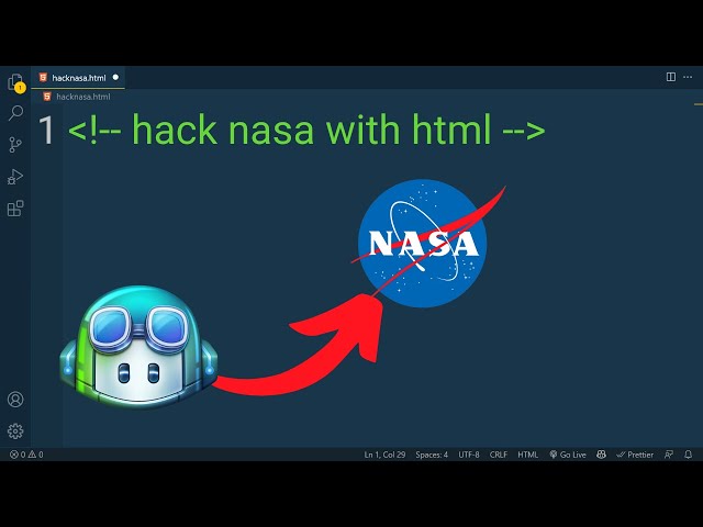 Hack NASA with HTML, GitHub Copilot 🤯
