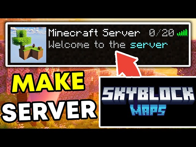 How to Make A SkyBlock Server in Minecraft