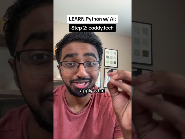 Learn Python FAST with AI (step by step beginner)