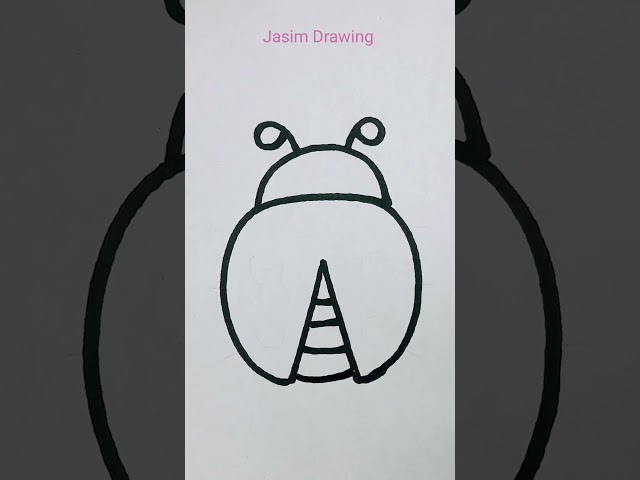 Ladybug 🐞 drawing and painting
