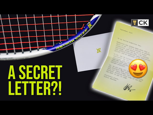 Yonex Astrox 100ZZ Viktor Axelsen Edition - Secret Letter Card with @ViktorAxelsen