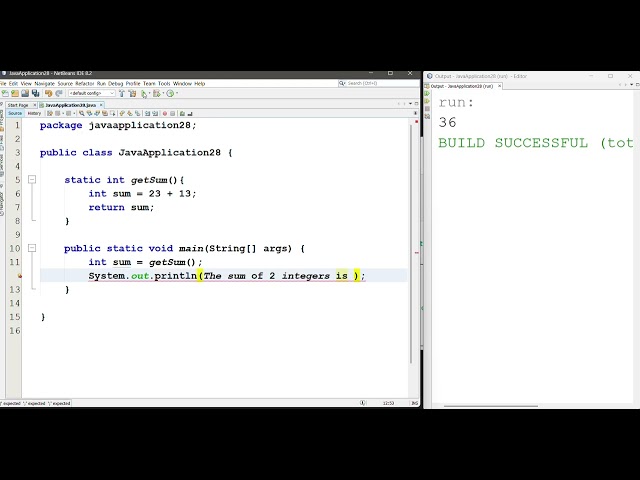 DCIT 50 - Lecture 2 part 1 - Methods in Java